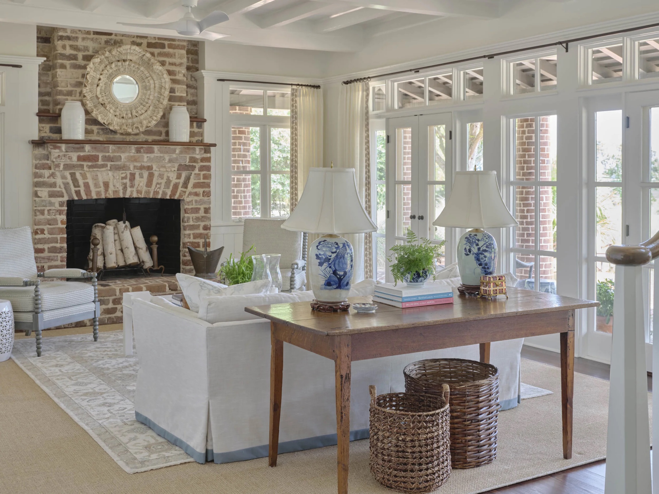 Old Tabby Links Cottage interior design, Okatie, South Carolina